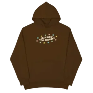 Call Me If You Get Lost Hoodie Brown